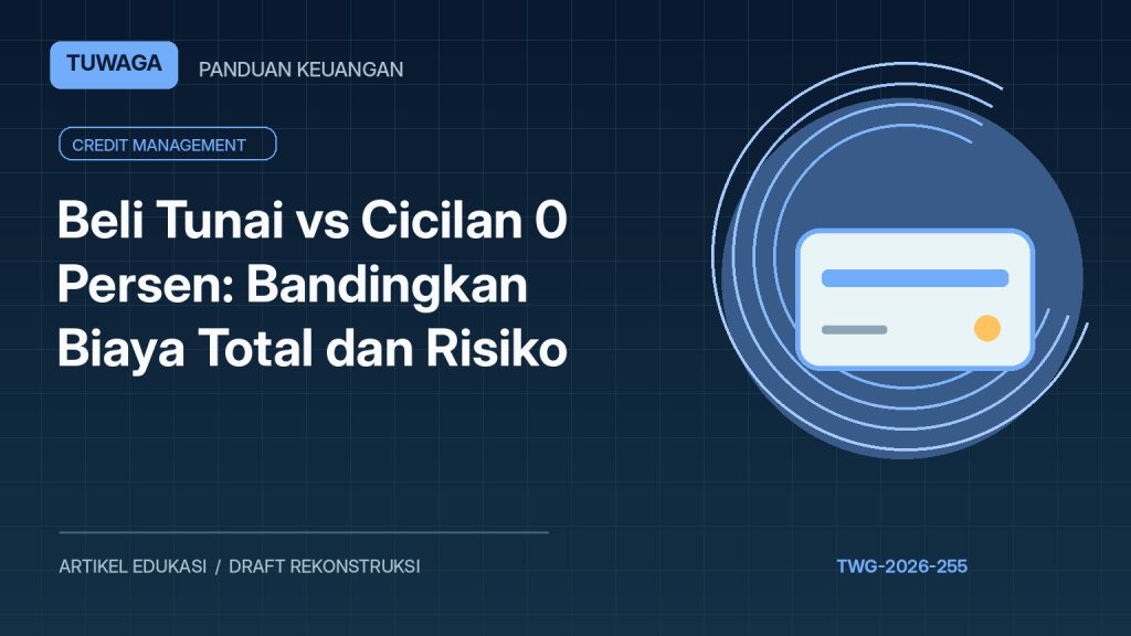 Beli Tunai vs Cicilan 0 Persen: Bandingkan Biaya Total dan Risiko
