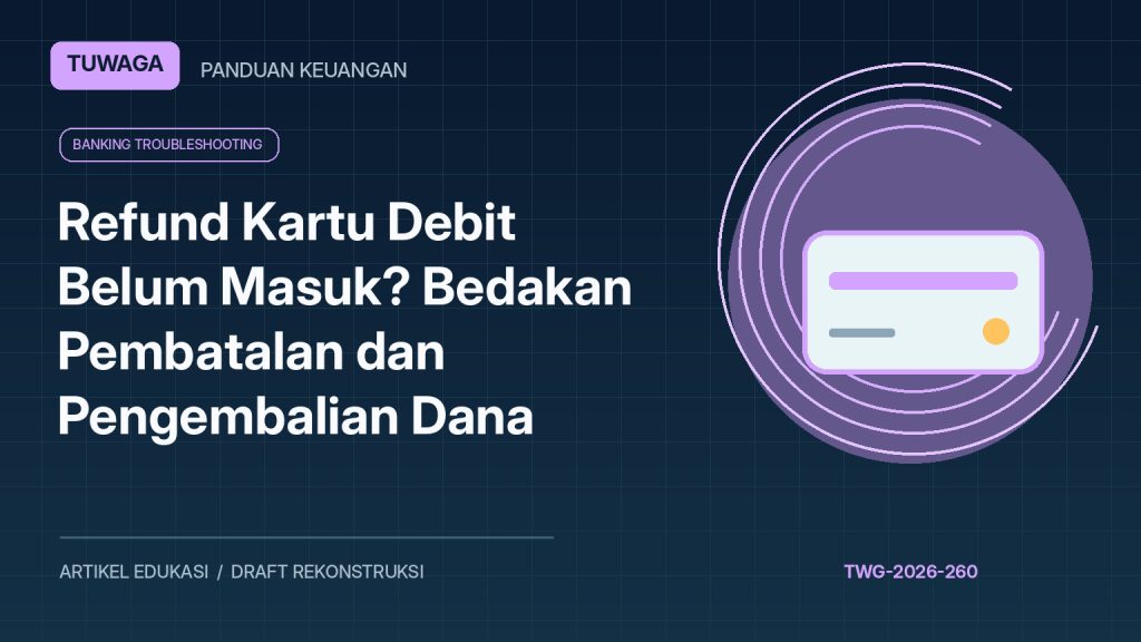 Refund Kartu Debit Belum Masuk? Bedakan Pembatalan dan Pengembalian Dana