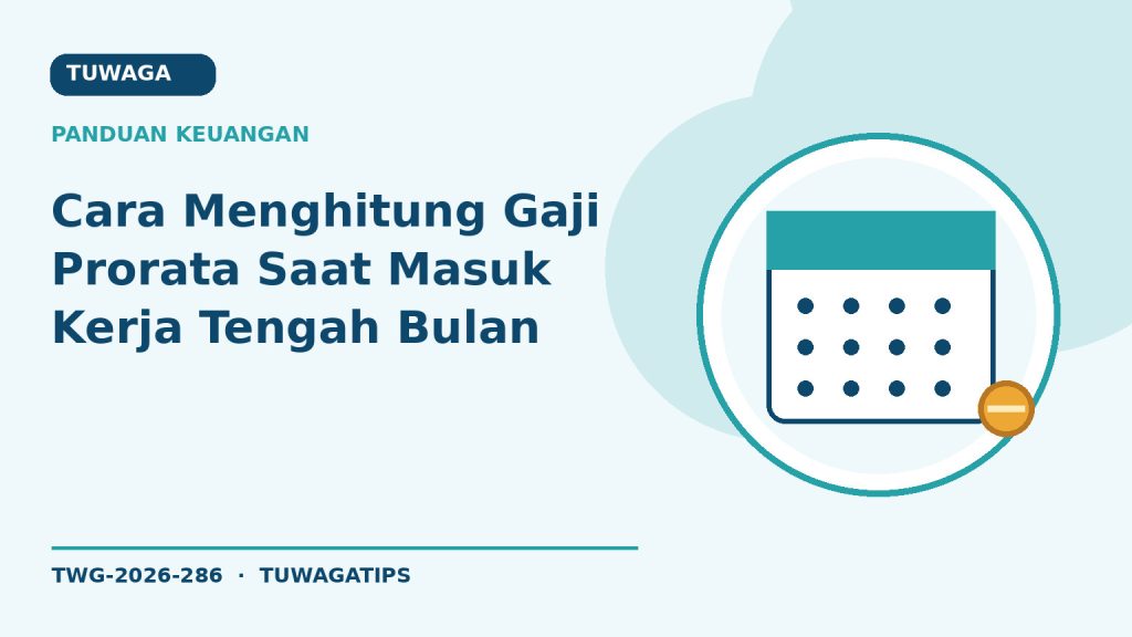 Cara Menghitung Gaji Prorata Saat Masuk Kerja Tengah Bulan